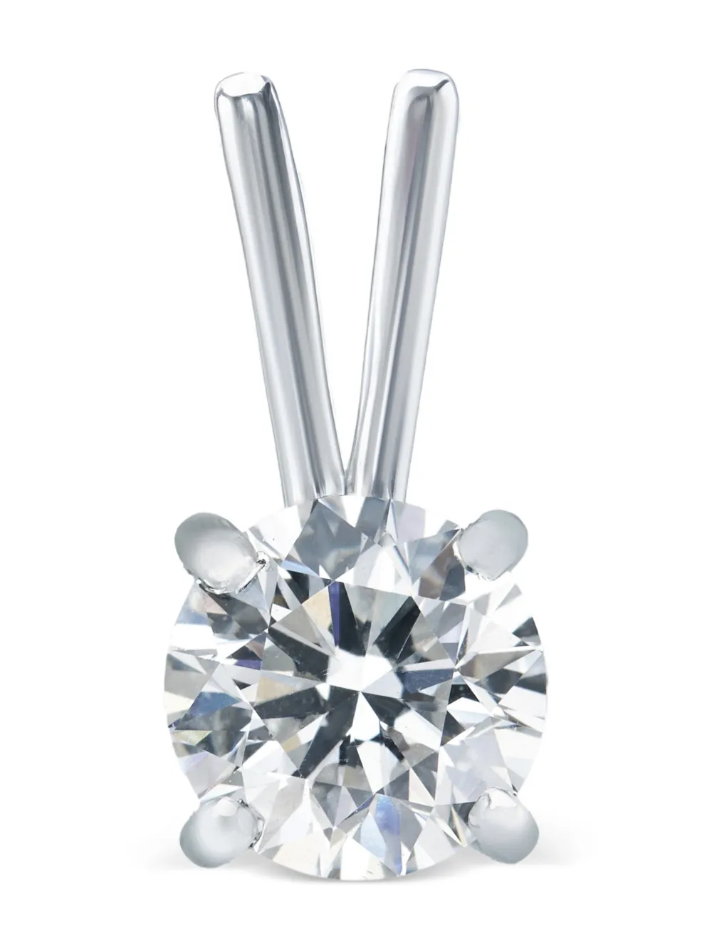 Pre-owned The Row 实验室培育钻石吊饰项链 In White