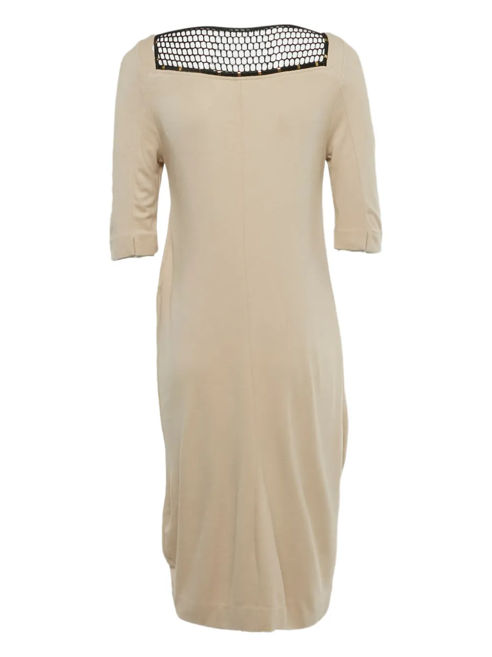 Cavalli Class short-sleeves midi dress - Beige