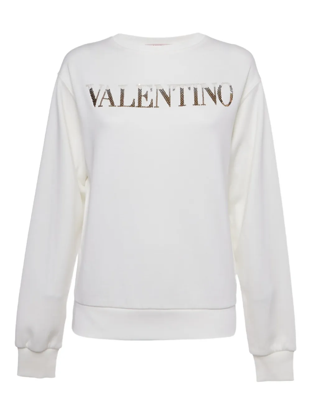 Valentino Pre-Owned sequin-logo sweater - Bianco