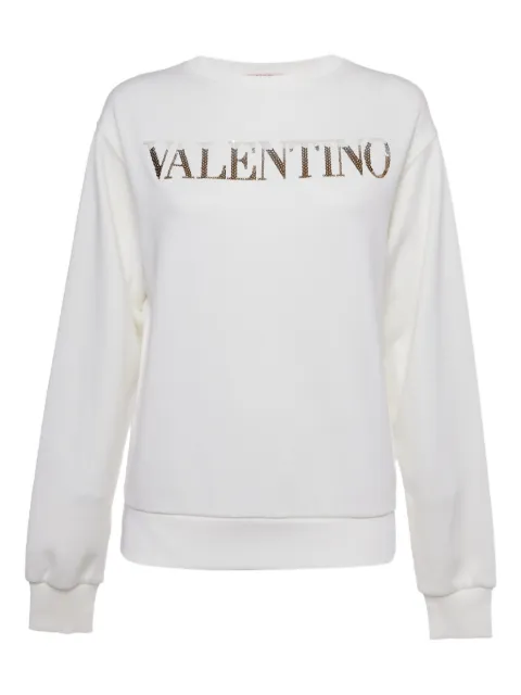 Valentino Pre-Owned sequin-logo sweater