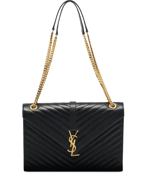 Saint Laurent Pre-Owned Envelope chevron shoulder bag