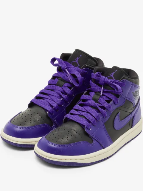 Jordan 1 Mid leather sneakers