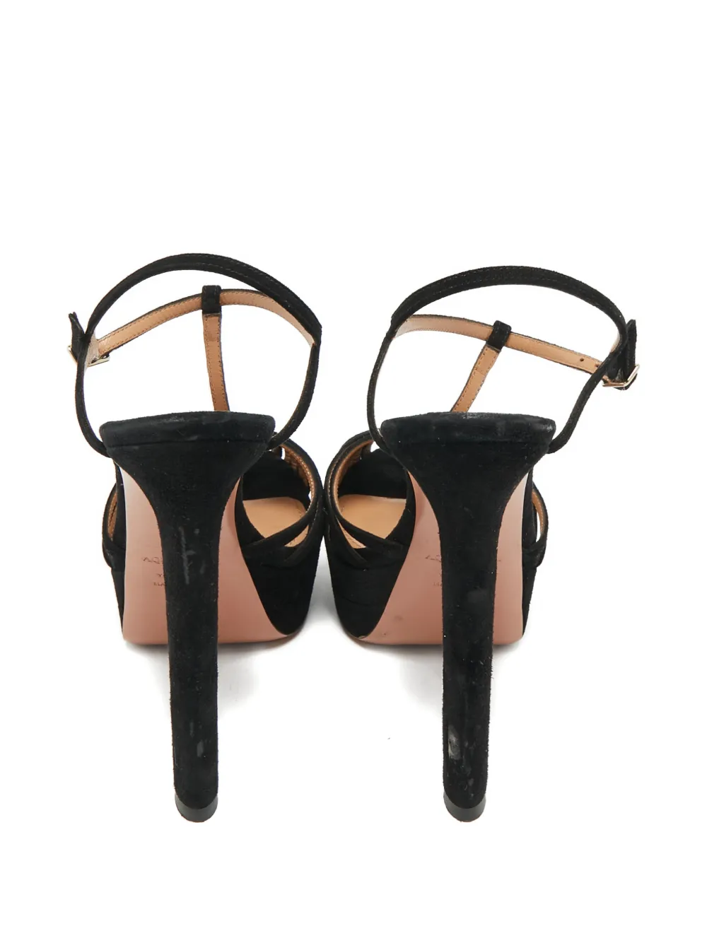 Aquazzura suede sandals - Zwart