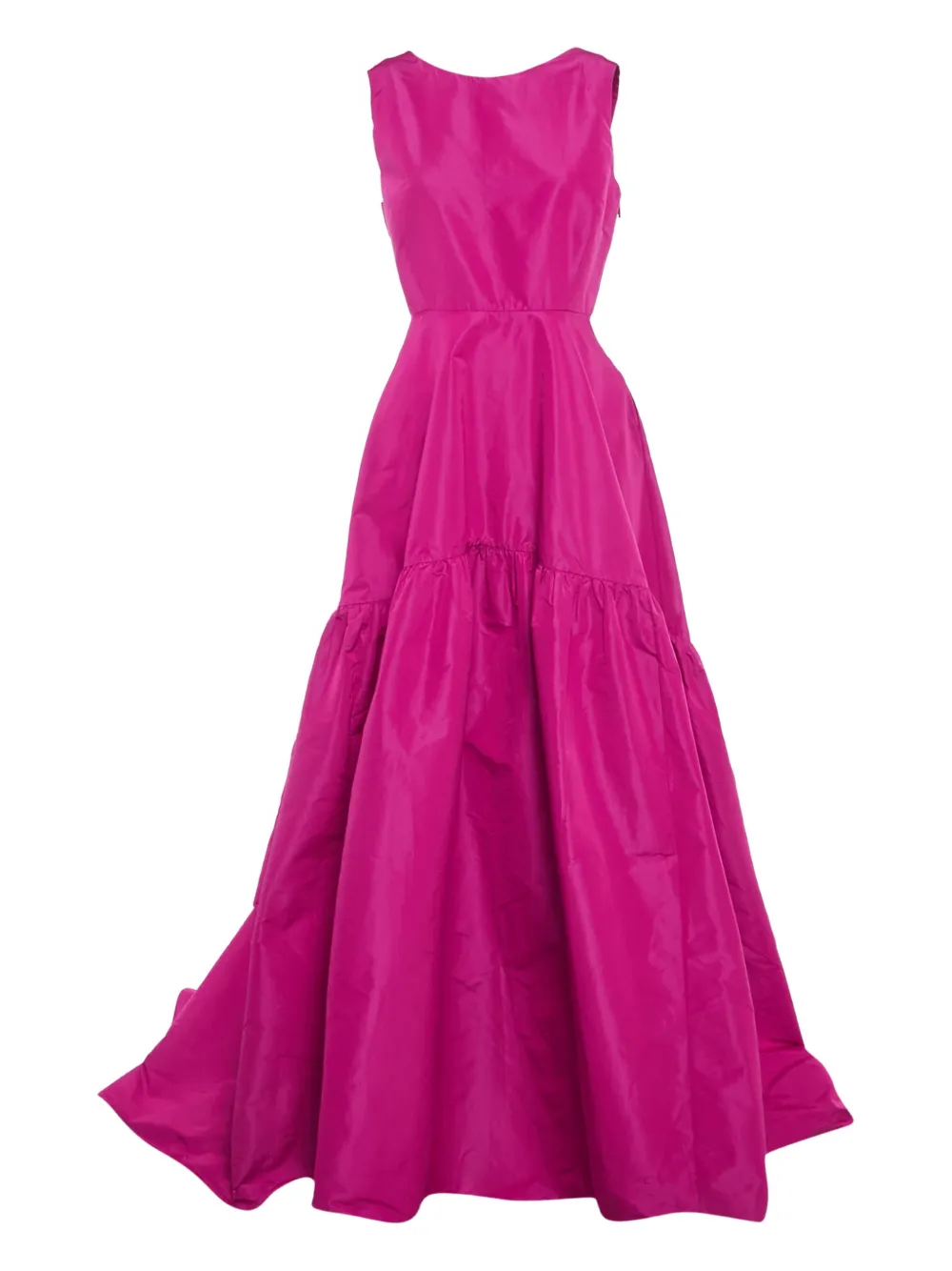 Carolina Herrera Vintage taffeta bow dress - Roze