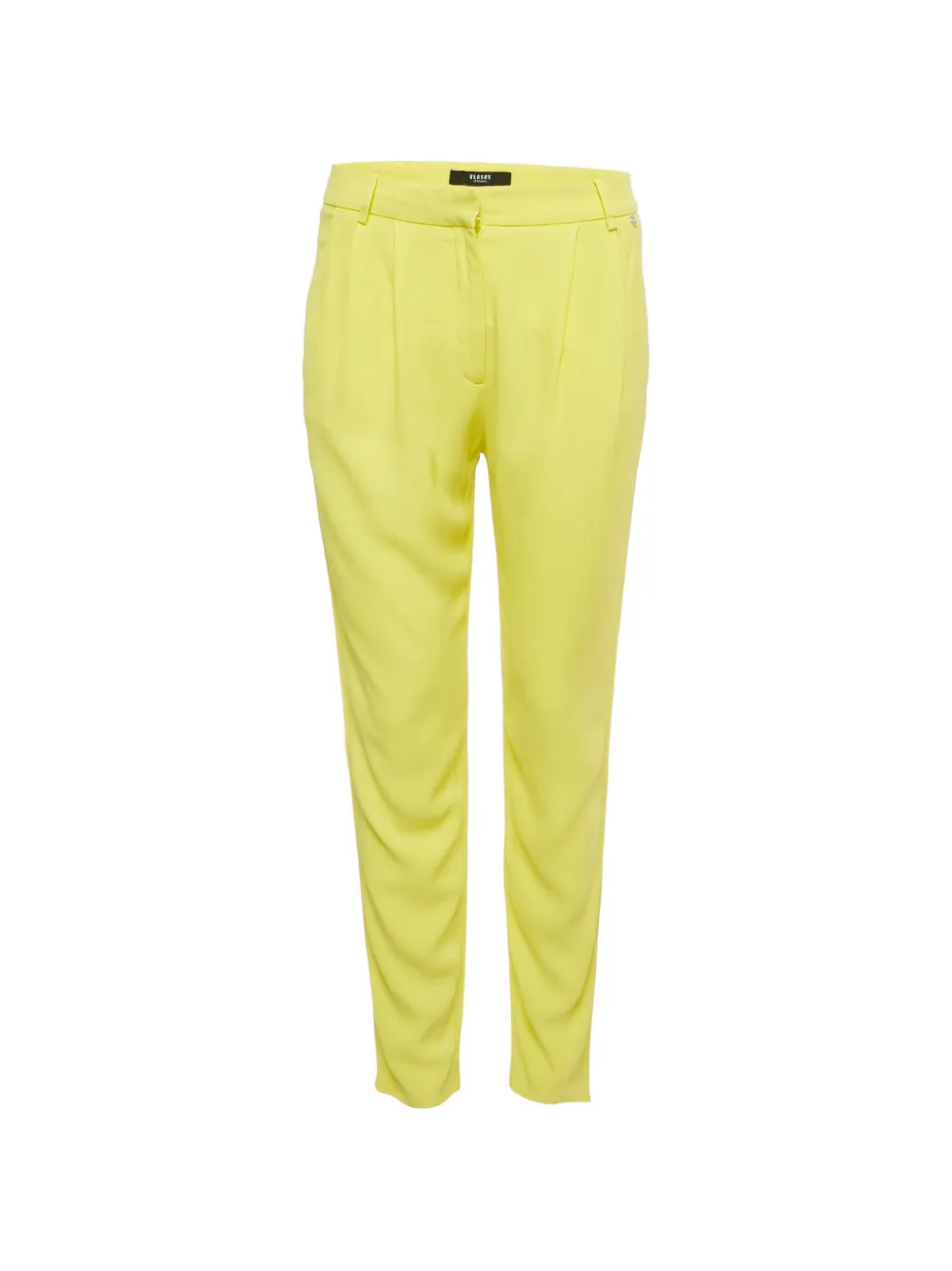 Versus Pre-Owned pleated crepe trousers - Giallo