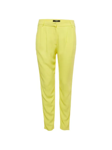 Versus Pre-Owned pleated crepe trousers