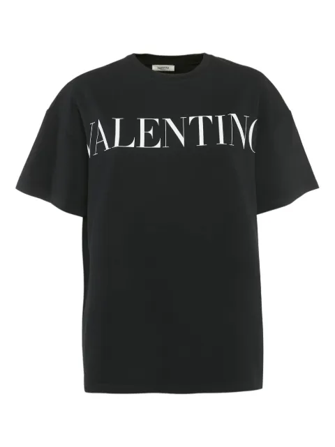 Valentino Pre-Owned logo-print cotton T-shirt