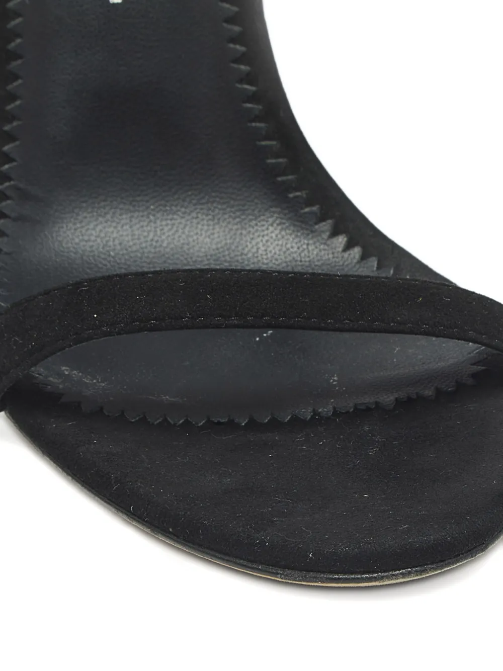 Giuseppe Zanotti Vintage Farrah embellished-heel sandals - Zwart