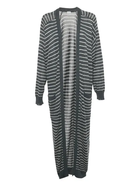 Brunello Cucinelli Vintage striped sequinned cardigan