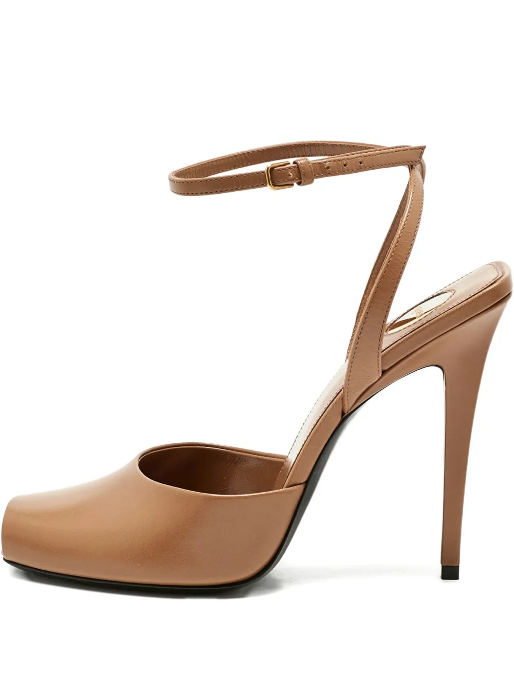 Saint Laurent Pre-Owned escarpins en cuir à bout ouvert | tons neutres | Image 1