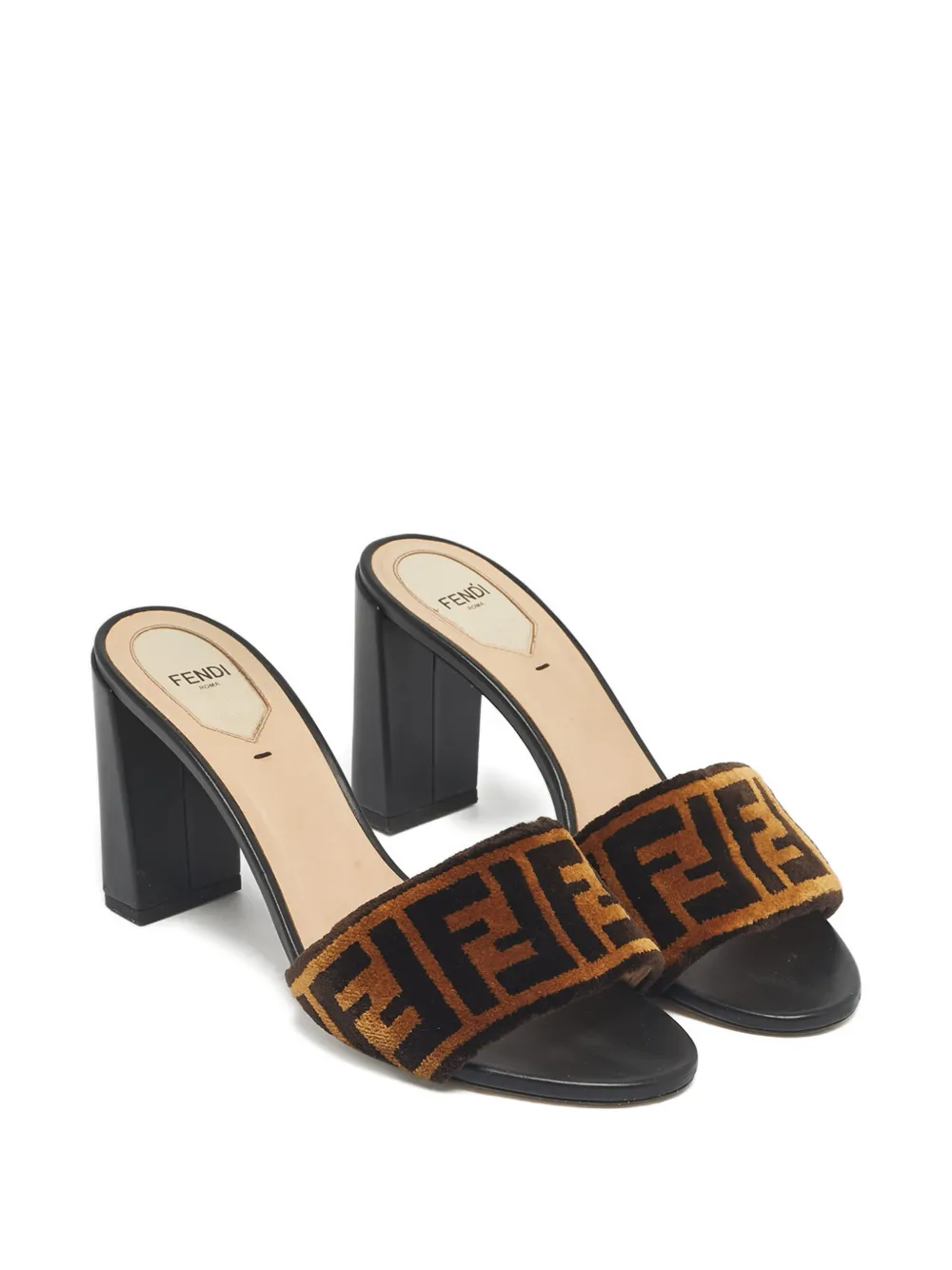 Fendi Pre-Owned FF-motif sandals - Bruin