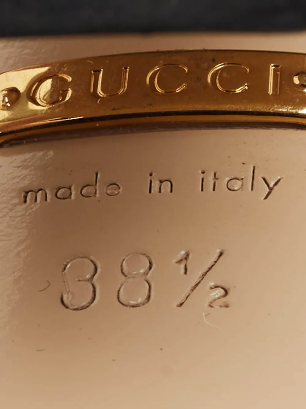 Pre-owned Gucci Star Slingback Sandals In Neutral