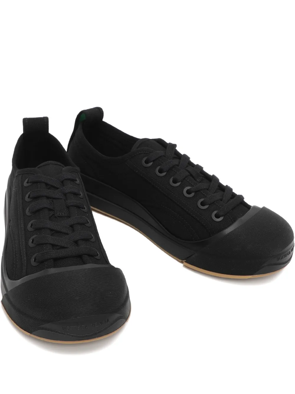 Bottega Veneta Pre-Owned Vulcan lace-up sneakers - Black