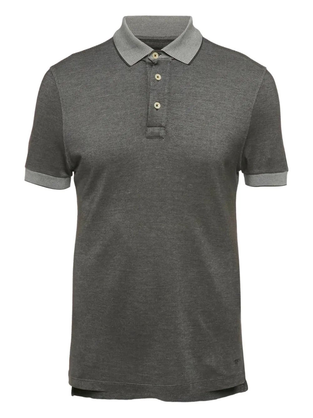 TOM FORD playera tipo polo con botones | gris | Image 1