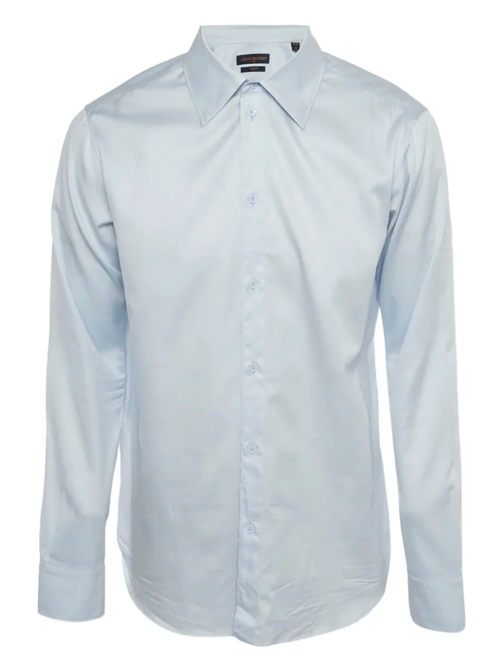 Louis Vuitton Pre-Owned Camicia a righe in cotone - Blu