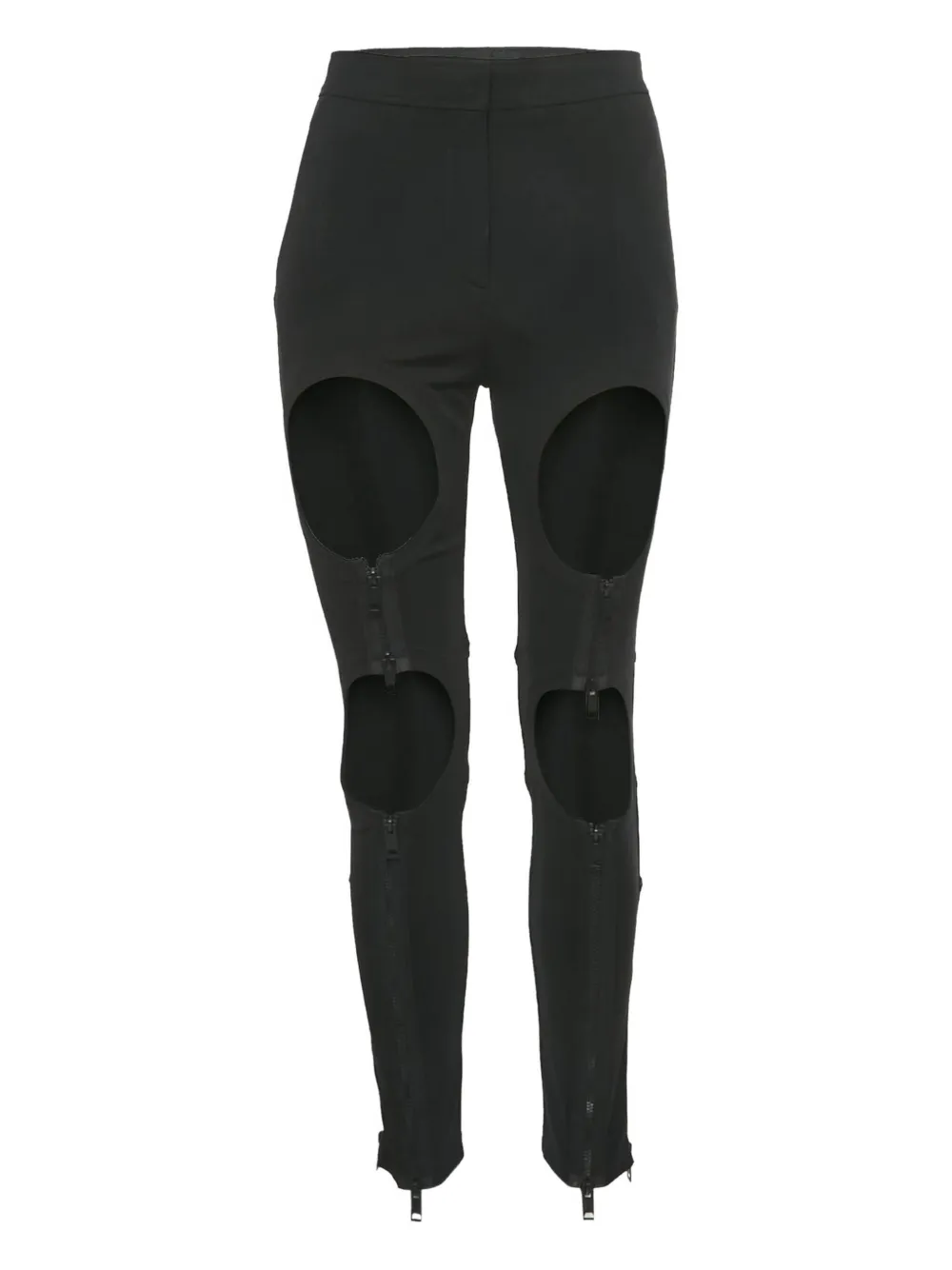 Burberry Pre-Owned crepe cut-out trousers - Nero