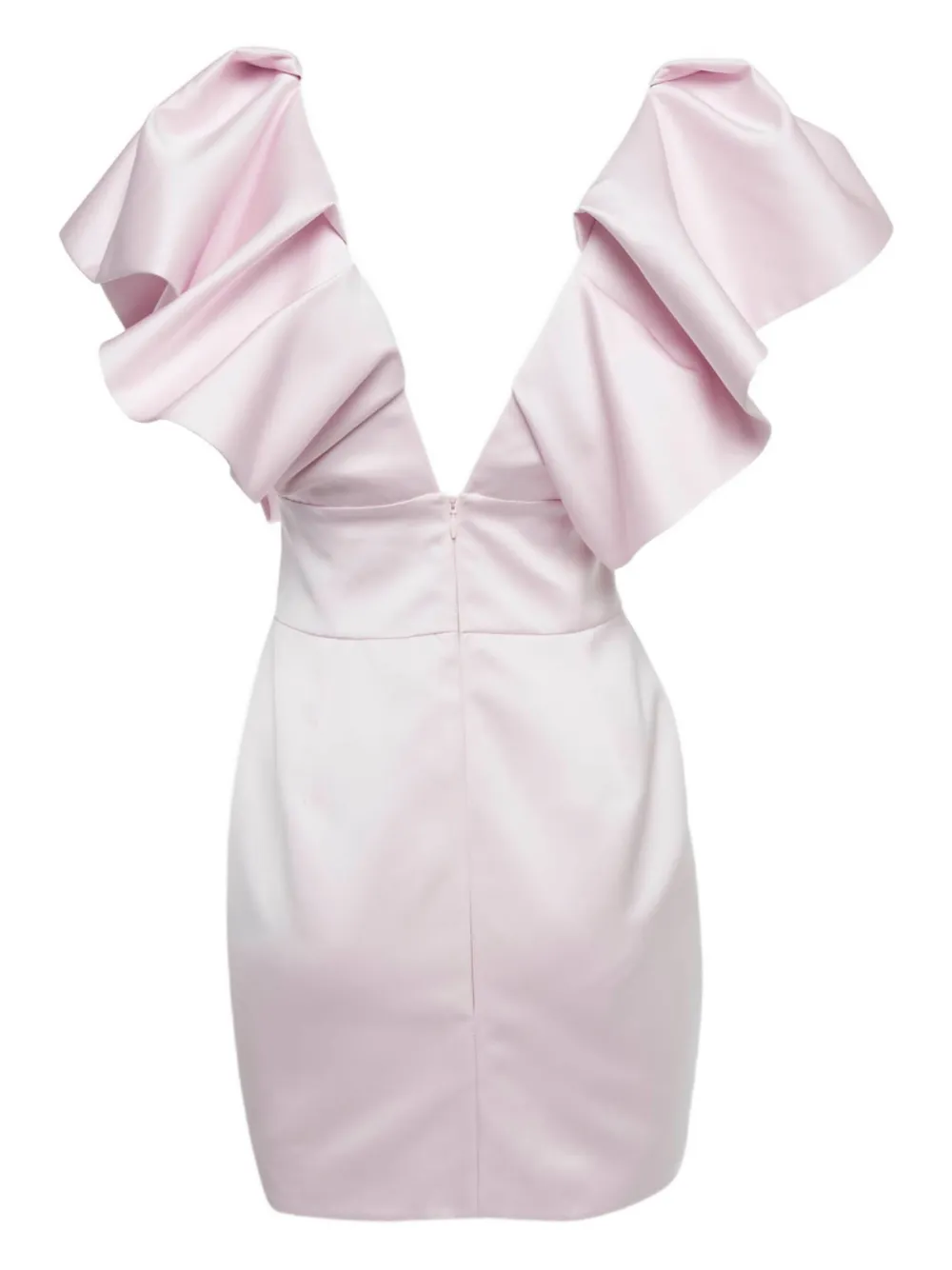 Alexandre Vauthier ruffled mini dress - Roze
