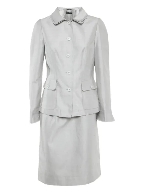 Dolce & Gabbana Pre-Owned cotton button suit