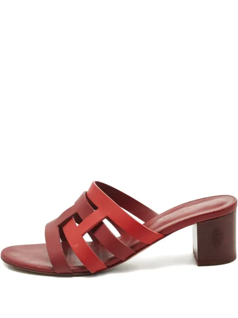 Hermès Pre-Owned Amika block-heel slides