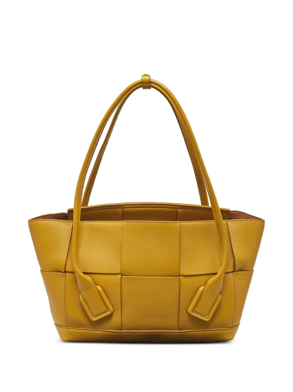 Bottega Veneta Pre-Owned Maxi Intrecciato Arco 33 woven leather tote bag - Giallo