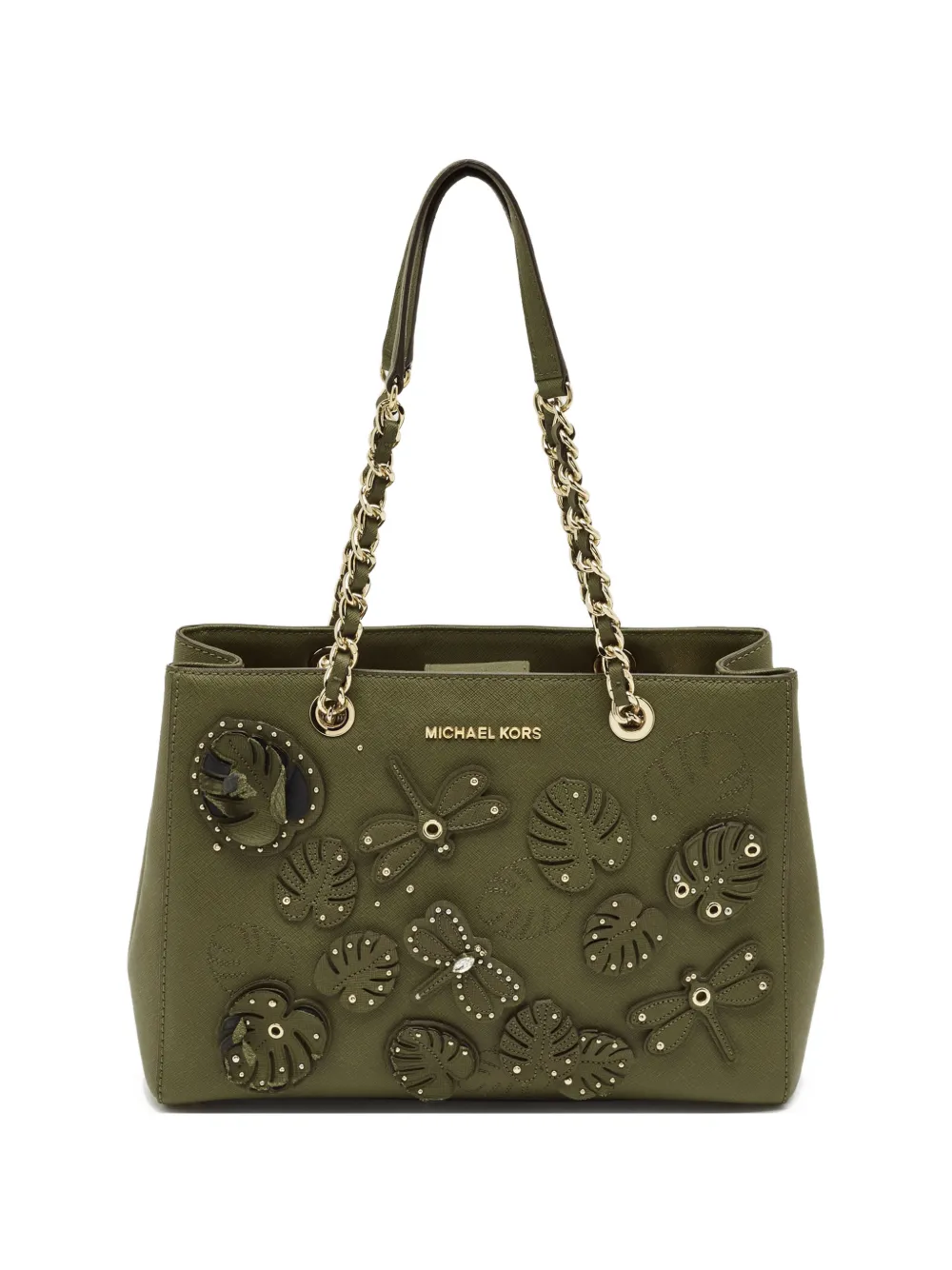 Michael Kors medium EW Susannah shoulder bag - Verde