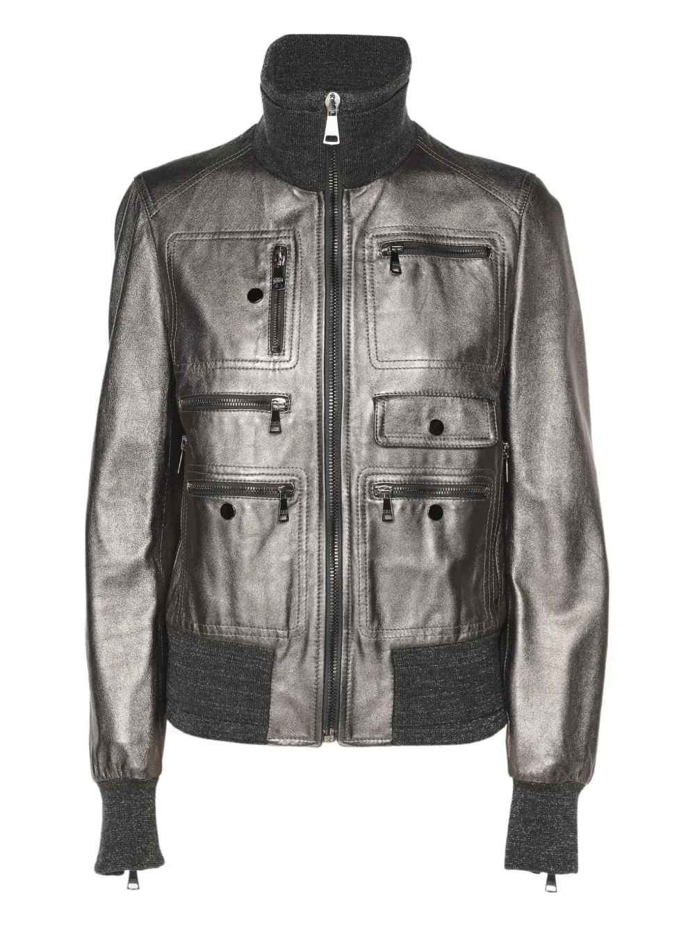Dolce & Gabbana Pre-Owned Jacke mit Reißverschluss - Grau