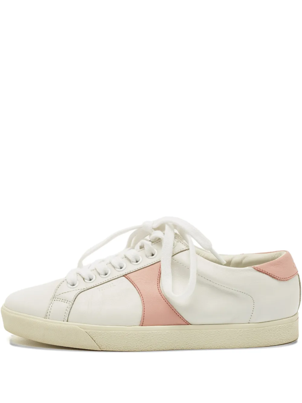 Celine Pre-Owned Triomphe leather sneakers - Weiß