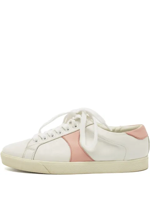 Celine Pre-Owned Triomphe leather sneakers