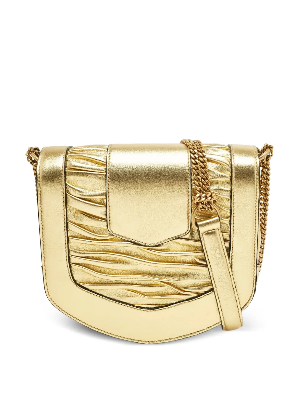 Saint Laurent Pre-Owned 2019 Chrissie leather cross body bag - Oro
