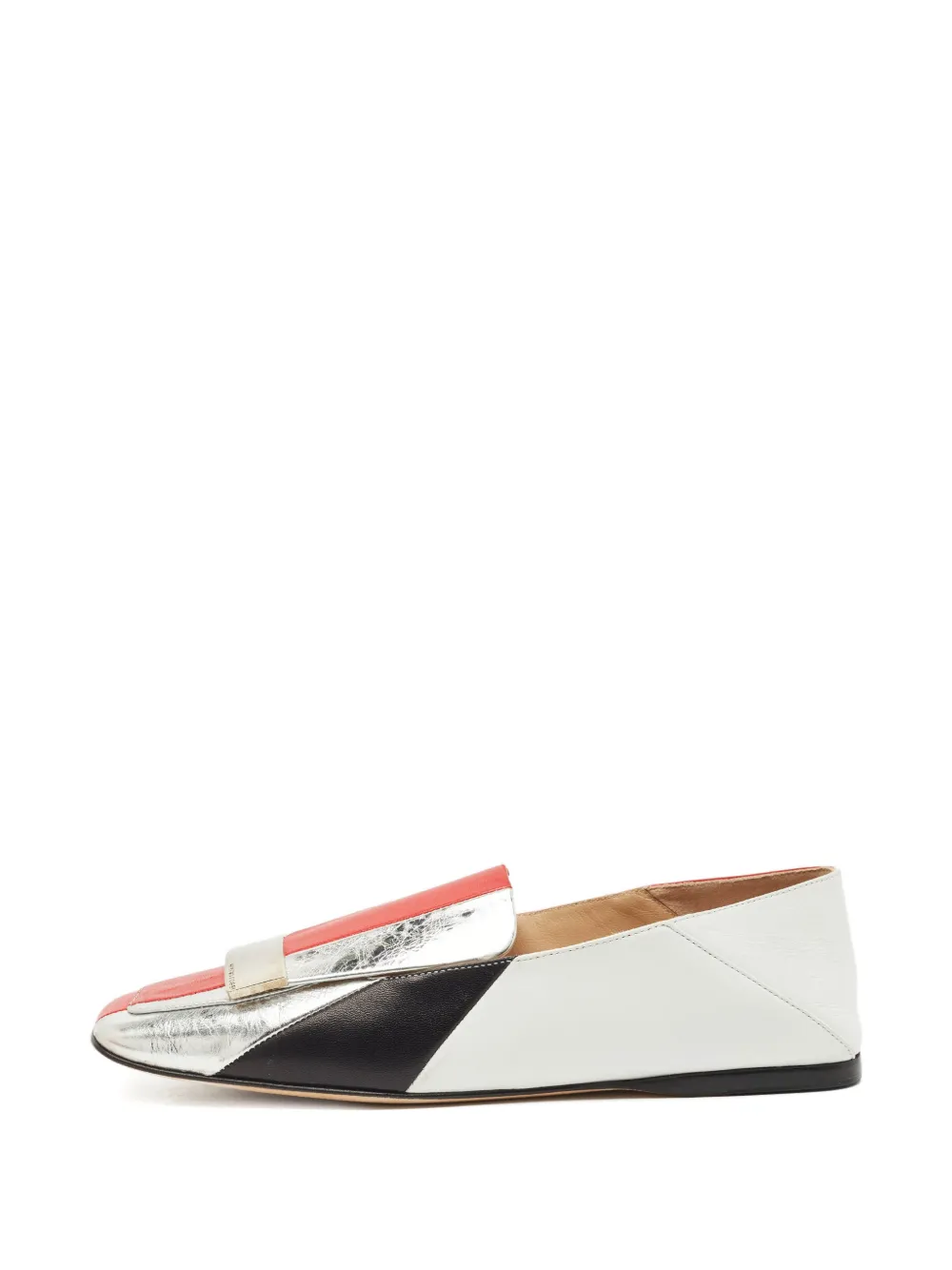 Sergio Rossi Vintage Eckige SR1 Loafer - Weiß