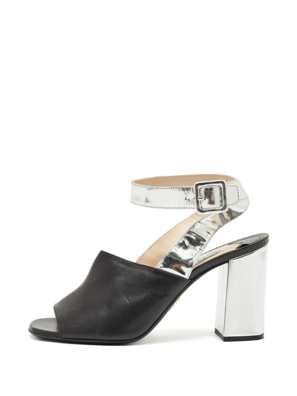 Prada Pre-Owned ankle-strap block-heel sandals – Black