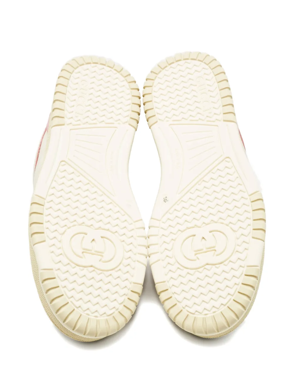 Gucci Pre-Owned GG leather sneakers - Wit