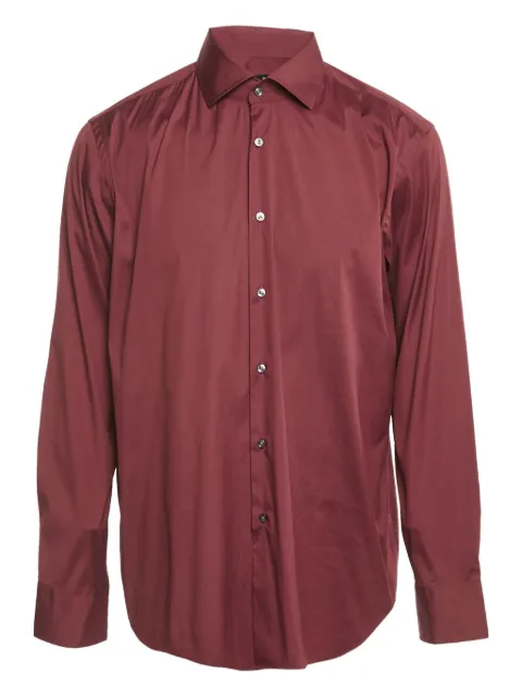 BOSS burgundy shirt