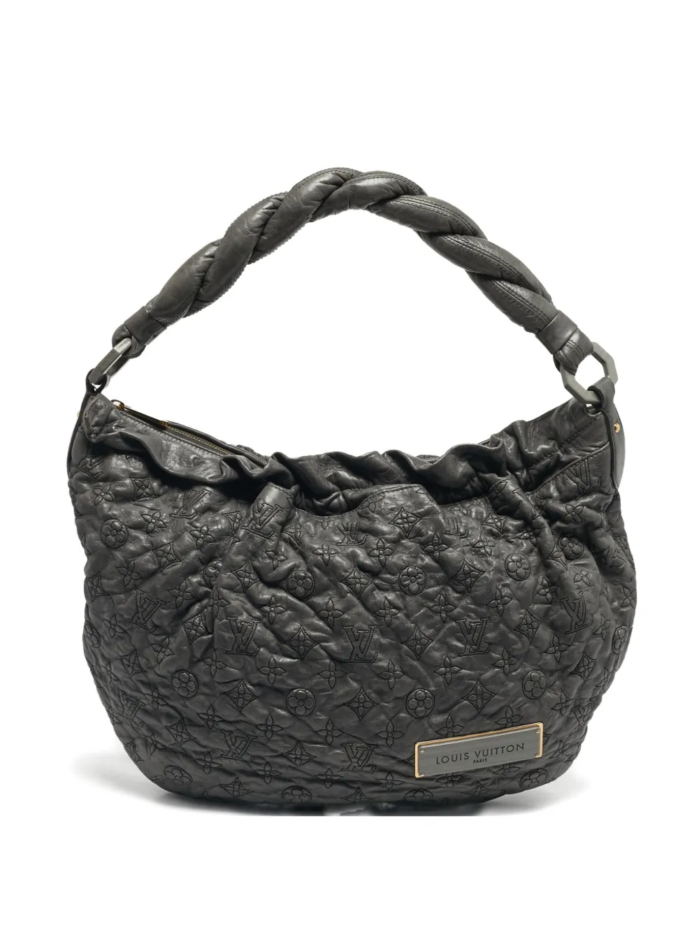 Louis Vuitton Pre-Owned Olympe embossed leather tote bag - Grigio