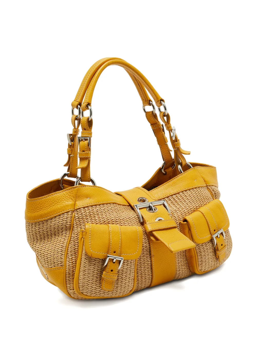 Prada Pre-Owned front-pockets shoulder bag - Toni neutri