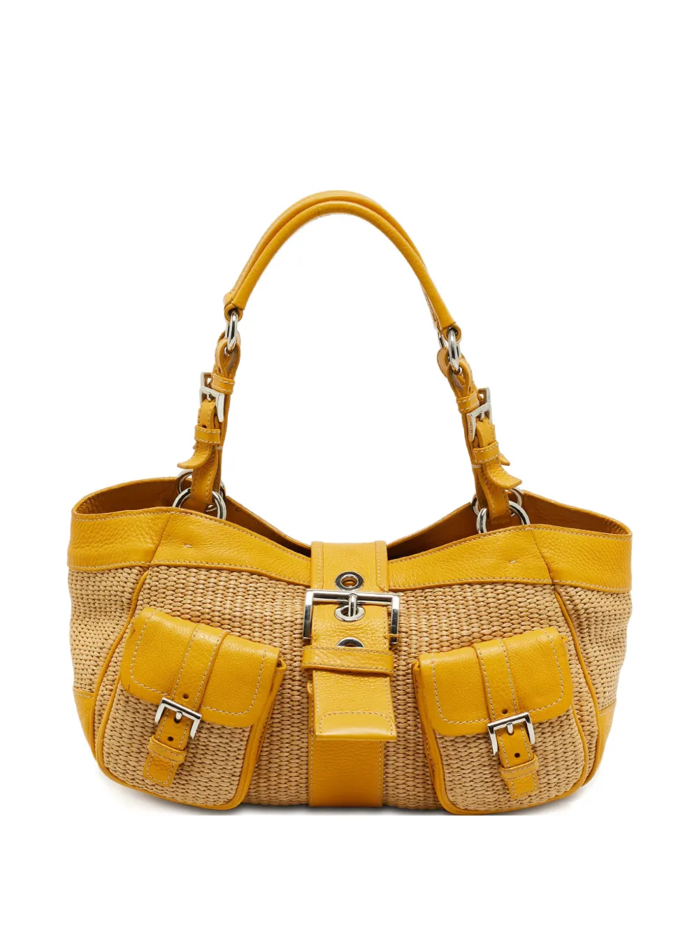 Prada Pre-Owned front-pockets shoulder bag - Toni neutri