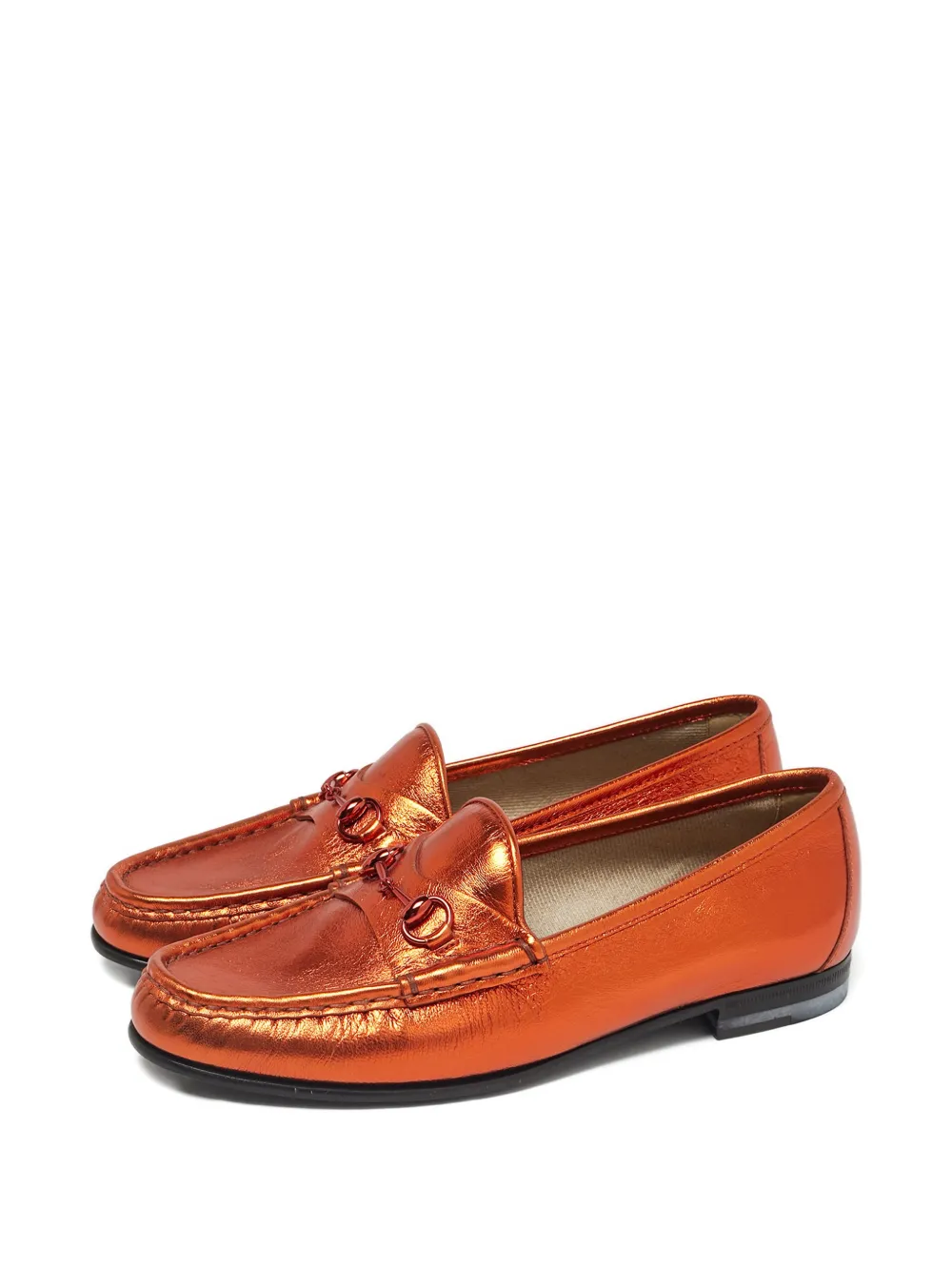 Gucci Pre-Owned 1953s Horsebit calf leather loafer - Bruin