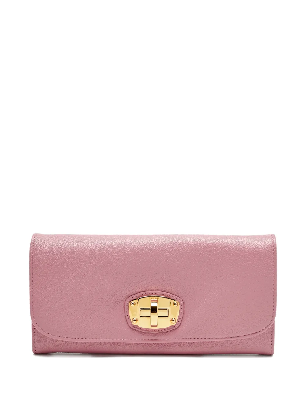 Miu Miu Pre-Owned flap leather wallet | Pink | Image 1