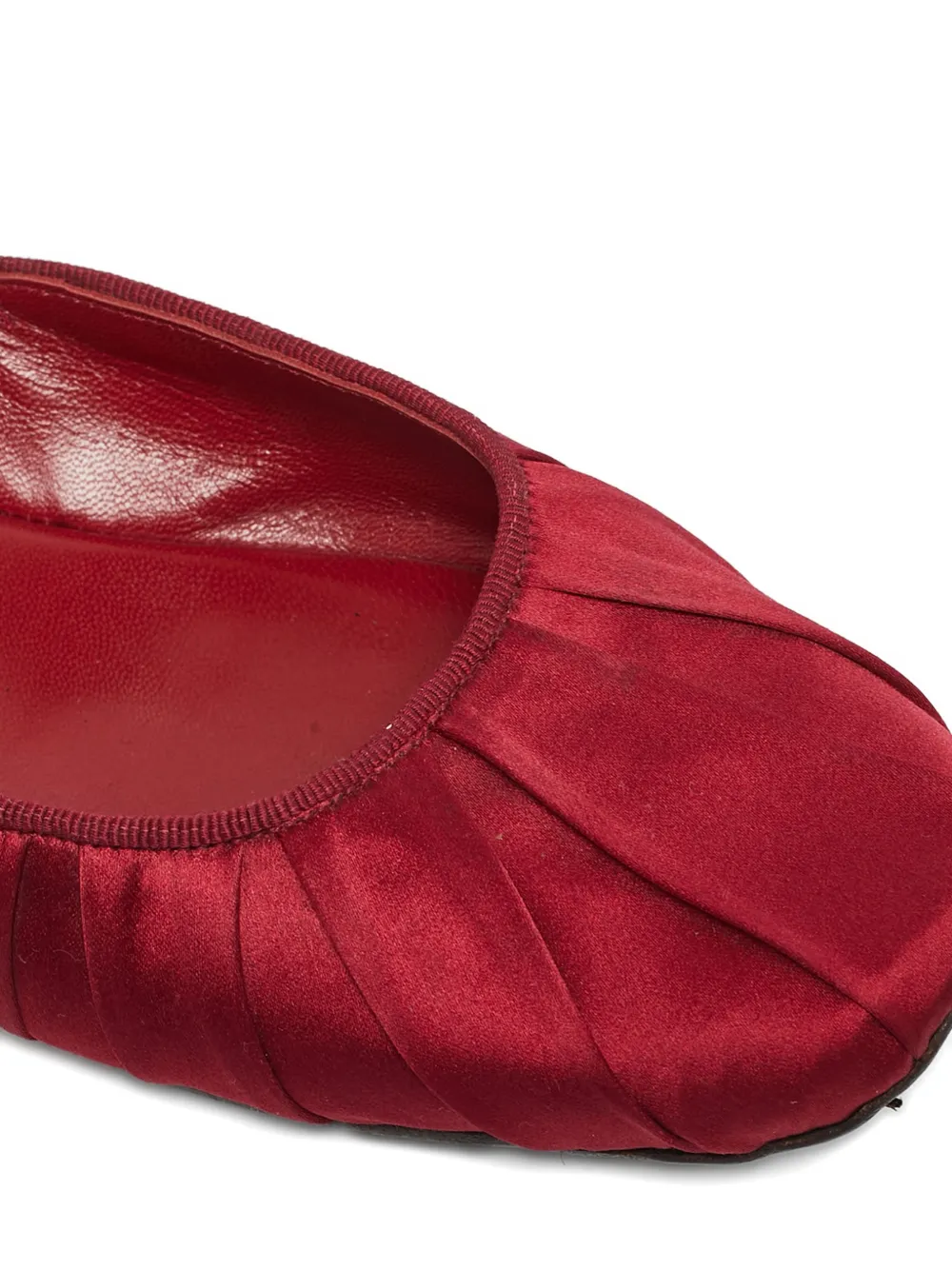 BOTTEGA VENETA Pre-owned Veneta Ballet Flats In Red