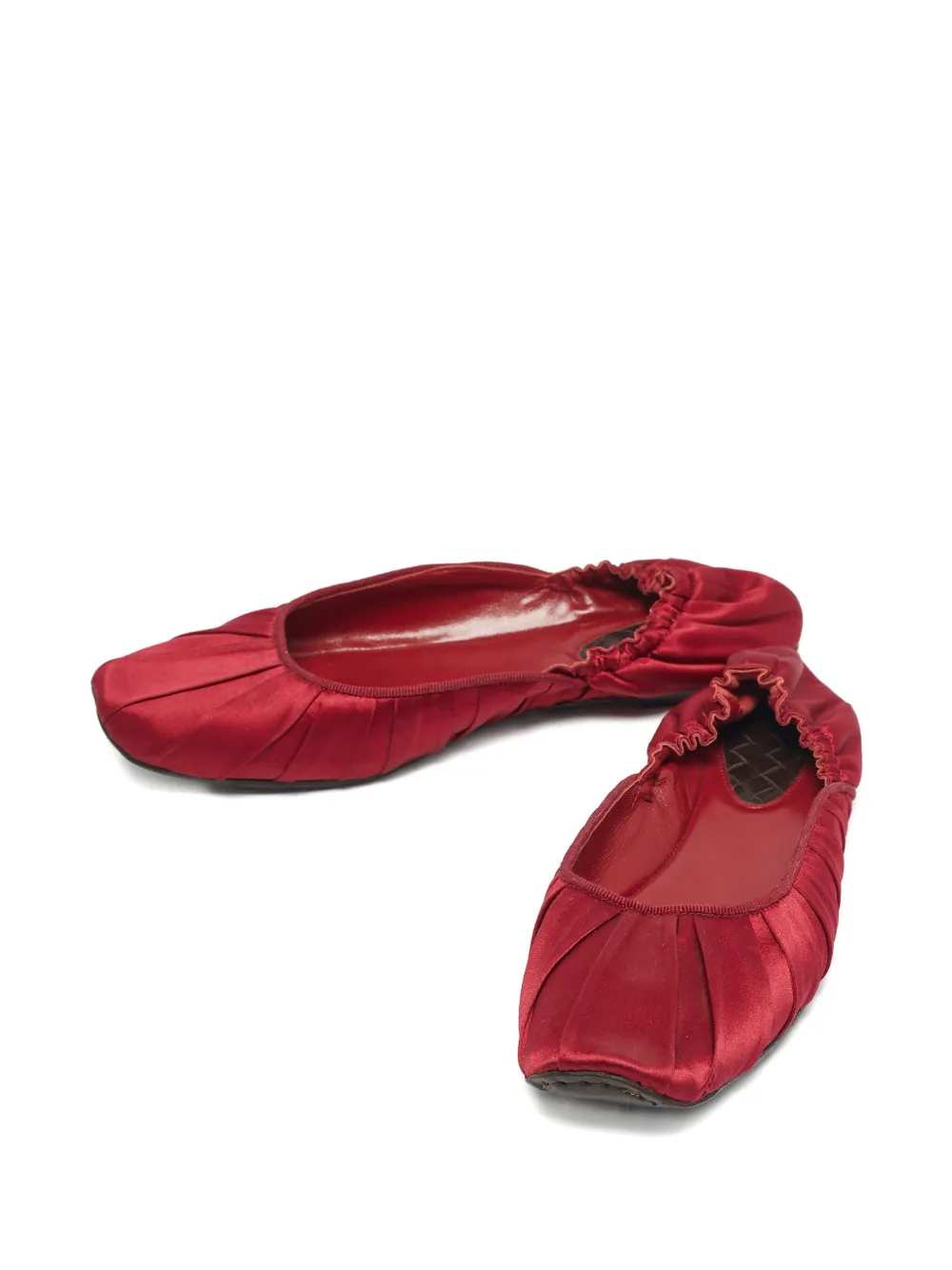 BOTTEGA VENETA Pre-owned Veneta Ballet Flats In Red