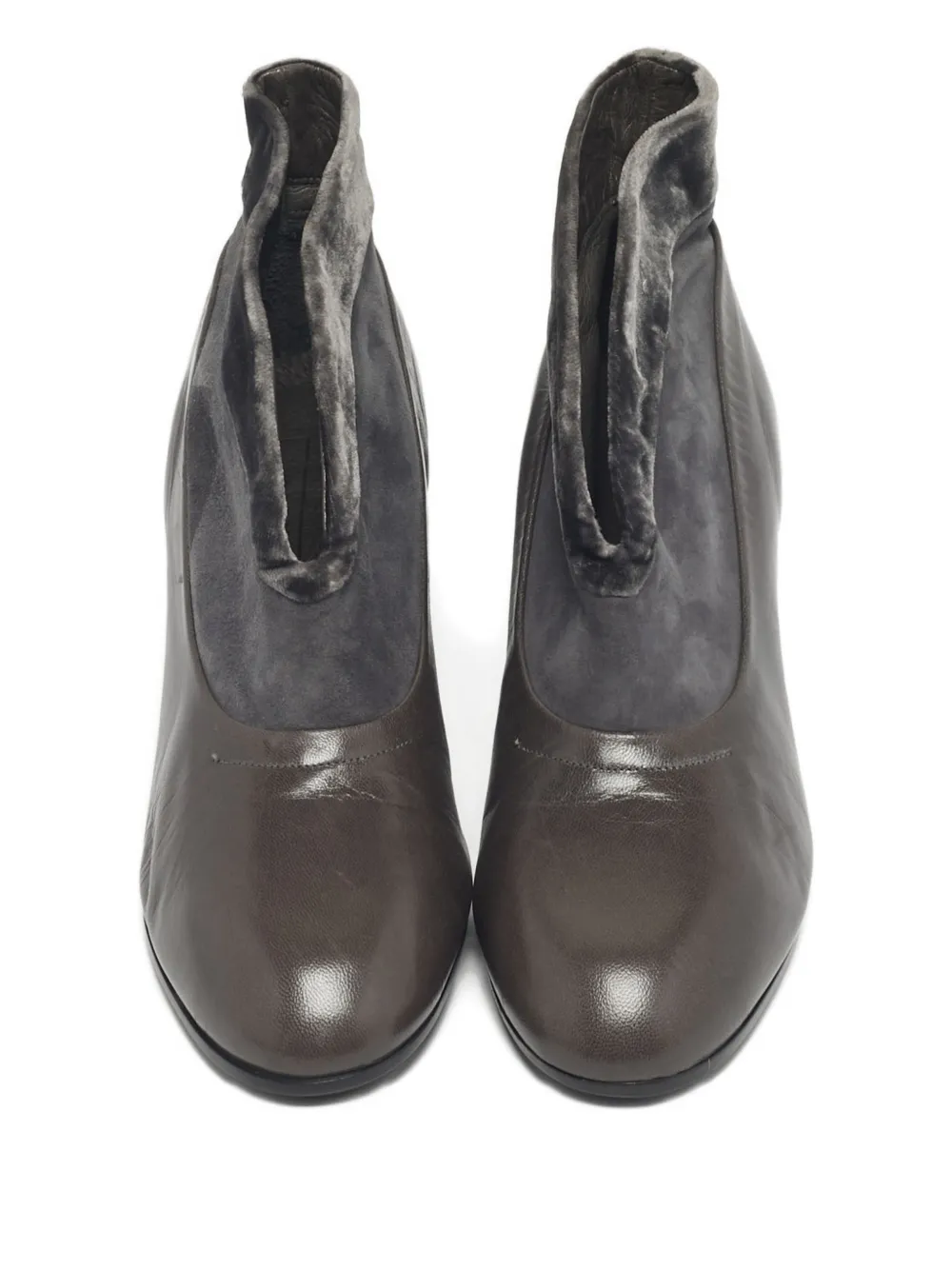 Marc Jacobs leather ankle boots - Grijs