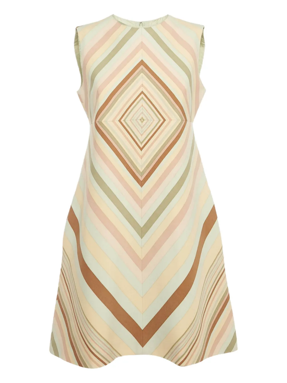 Valentino Pre-Owned striped slip dress - Toni neutri