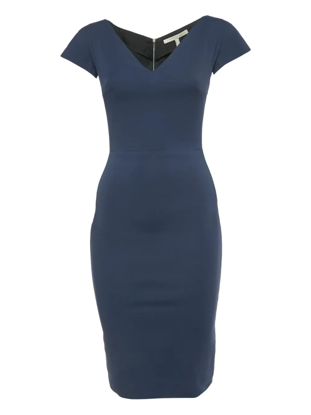 Victoria Beckham V-neck mini dress - Blu