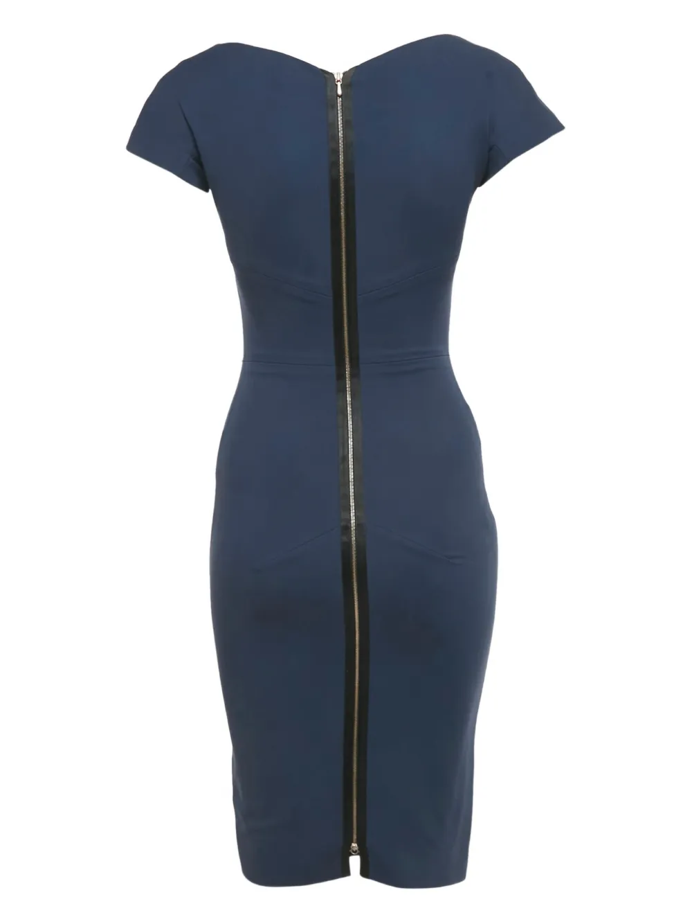 Victoria Beckham V-neck mini dress - Blauw