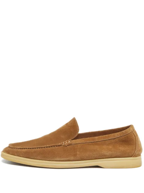 Loro Piana Pre-Owned Summer Walk suede loafers