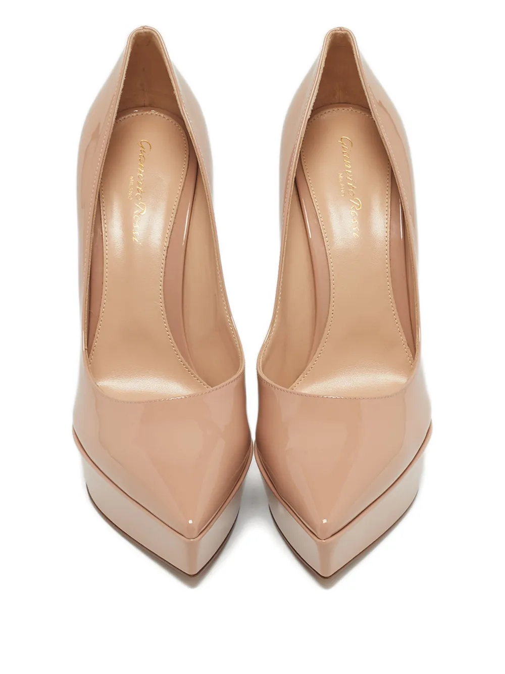 Gianvito Rossi Dasha platform pumps - Beige