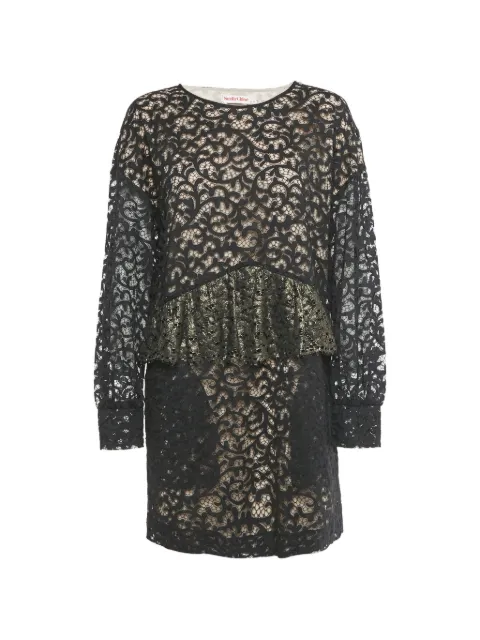 See by Chloé lace frilled mini dress