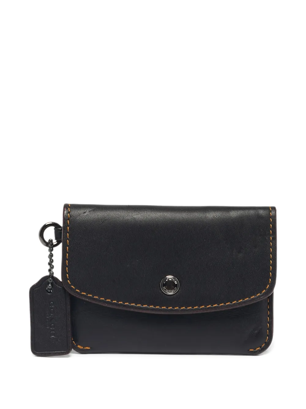 Coach Vintage flap leather wallet - Nero