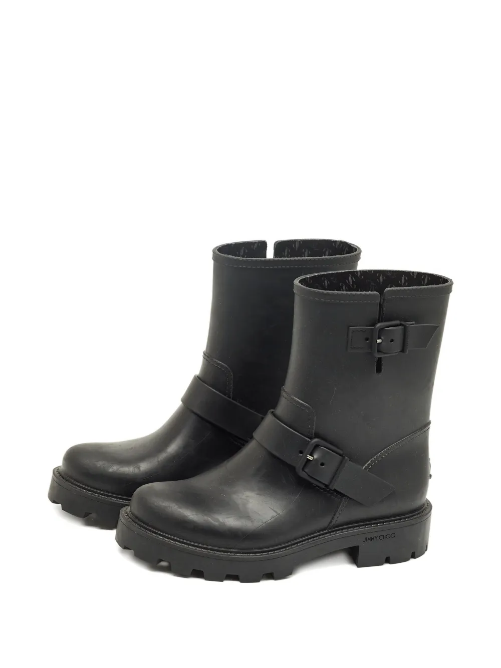 Jimmy Choo Pre-Owned Yael lugged-sole anbkle boots | Image 2