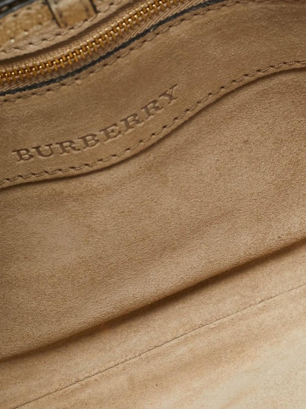 BURBERRY Pre-owned Theia Laser-cut Chain Clutch Bag In Gold